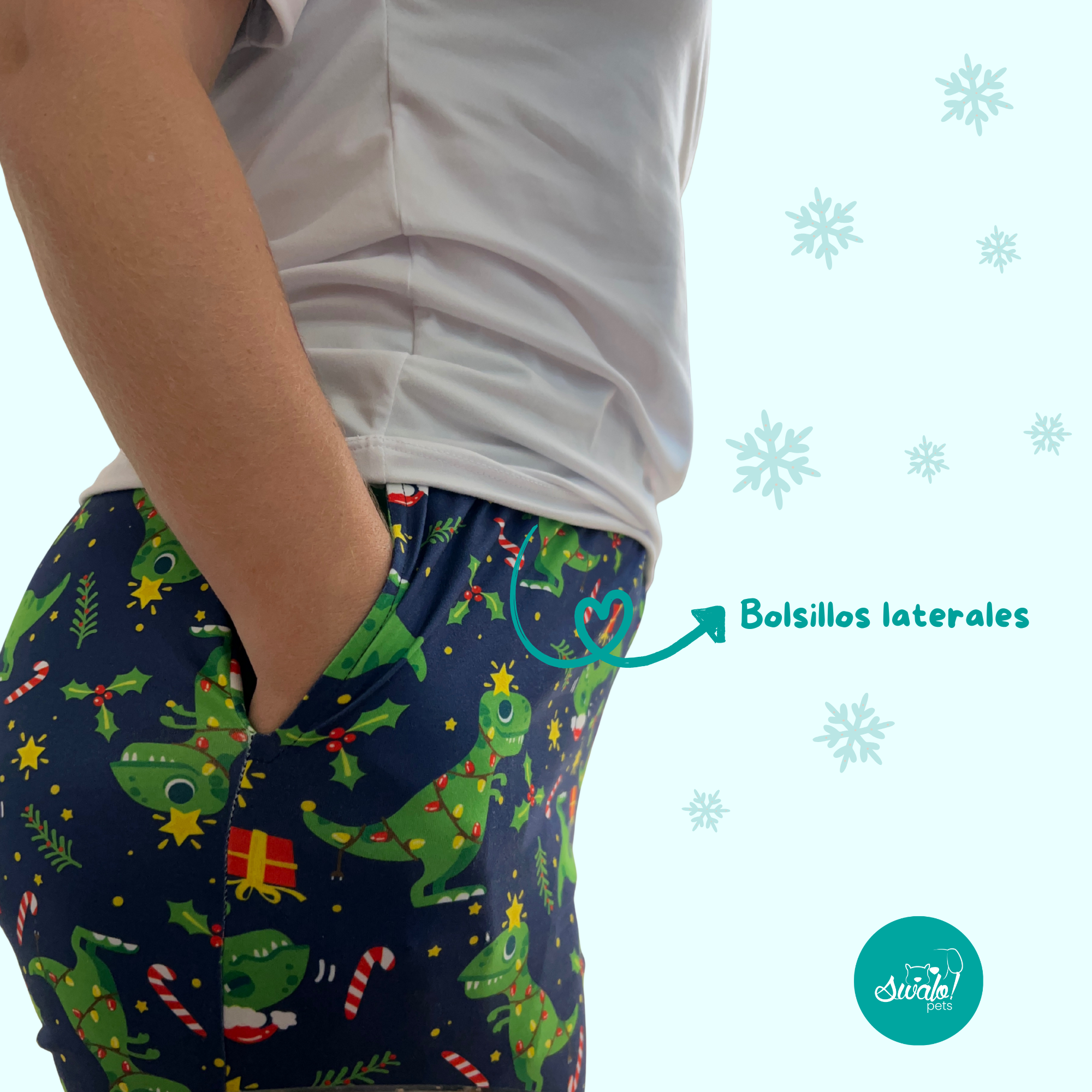 ¡Combo Navidad! Pañoleta + Pijama - DINOS - Image 3