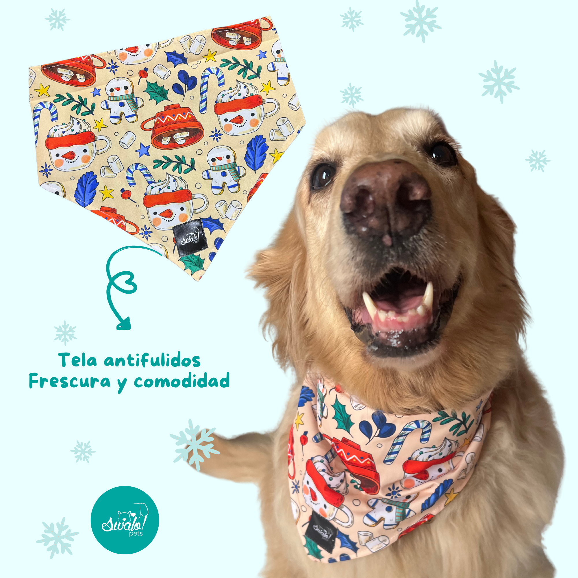 Pañoleta Masmelos Navideños